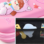 Uime EVA 3D Astuccio per cancelleria multi-scomparto Materiale scolastico per bambini, Astronaut, Rocket, Purple Pony, Rabbit, Elf Unicorn, Green Dinosaur, Red Dinosaur, Rainbow Unicorn, Big Head Unicorn, Kitten, Little Fox, Mermaid, Blue Whale        ...