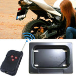 Staffa per targa cieca avvolgibile con telaio della copertura della targa del motociclo degli Stati Uniti, Roller Blind License Plate Bracket