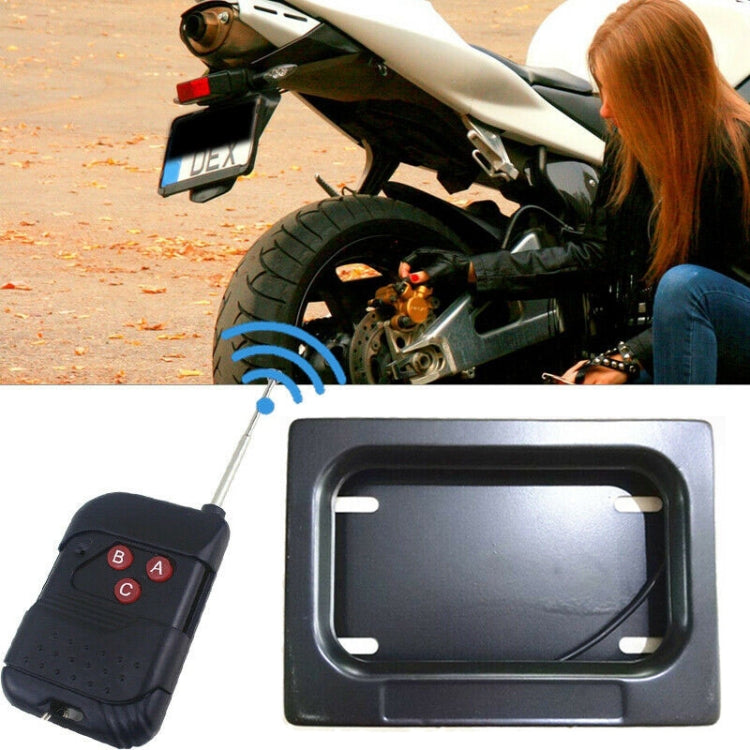Staffa per targa cieca avvolgibile con telaio della copertura della targa del motociclo degli Stati Uniti, Roller Blind License Plate Bracket