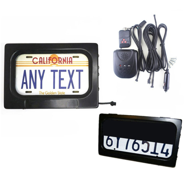 Staffa per targa cieca avvolgibile con telaio della copertura della targa del motociclo degli Stati Uniti, Roller Blind License Plate Bracket