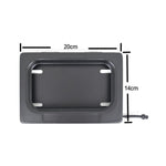 Staffa per targa cieca avvolgibile con telaio della copertura della targa del motociclo degli Stati Uniti, Roller Blind License Plate Bracket
