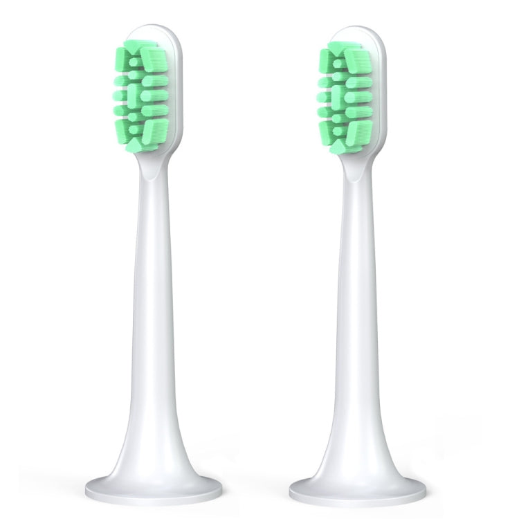 2 pezzi per Xiaomi Mijia T300 T500 testina di ricambio per spazzolino elettrico, T300 &T500 Brush (Green), T300 &T500 Brush (Pink)