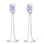 2 pezzi per Xiaomi Mijia T300 T500 testina di ricambio per spazzolino elettrico, T300 &T500 Brush (Green), T300 &T500 Brush (Pink)