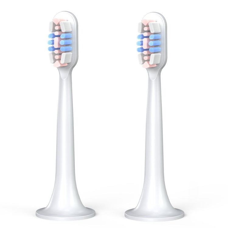 2 pezzi per Xiaomi Mijia T300 T500 testina di ricambio per spazzolino elettrico, T300 &T500 Brush (Green), T300 &T500 Brush (Pink)