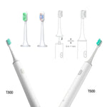 2 pezzi per Xiaomi Mijia T300 T500 testina di ricambio per spazzolino elettrico, T300 &T500 Brush (Green), T300 &T500 Brush (Pink)