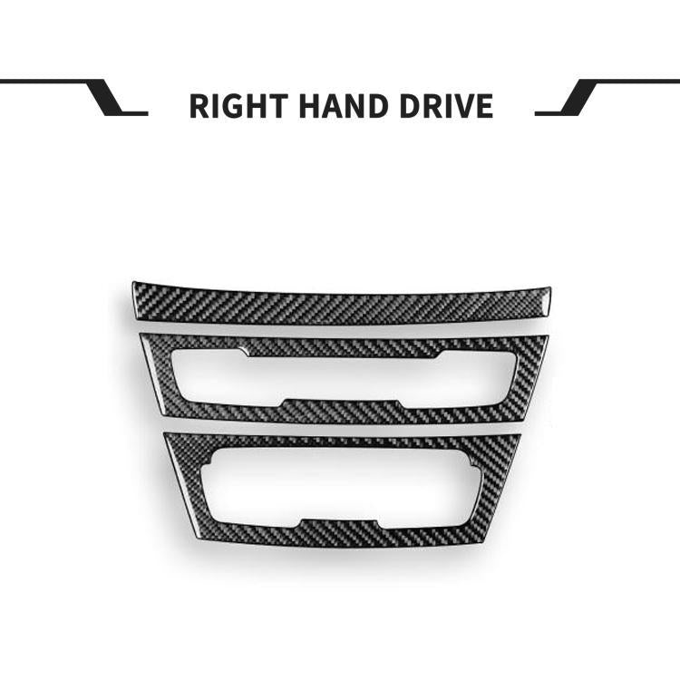 Per BMW X1 F48/X2 F39 Set di 3 adesivi per pannello autoradio e climatizzatore con guida a destra, Right-Hand Drive