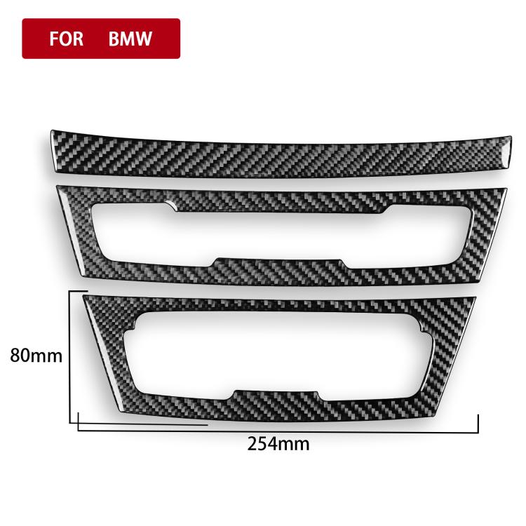Per BMW X1 F48/X2 F39 Set di 3 adesivi per pannello autoradio e climatizzatore con guida a destra, Right-Hand Drive