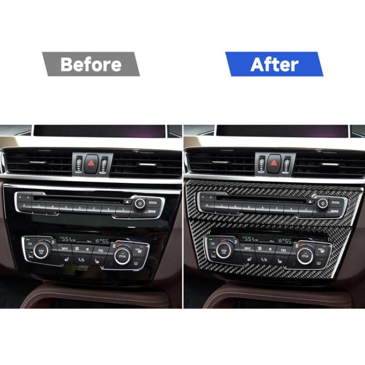Per BMW X1 F48/X2 F39 Set di 3 adesivi per pannello autoradio e climatizzatore con guida a destra, Right-Hand Drive
