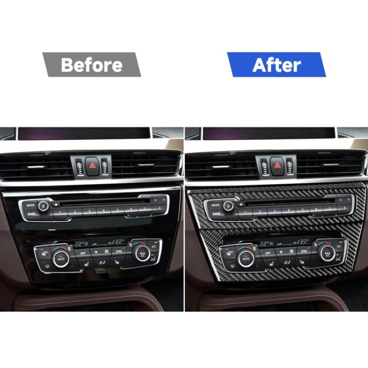 Per BMW X1 F48/X2 F39 Set di 3 adesivi per pannello autoradio e climatizzatore con guida a sinistra, Left-Hand Drive