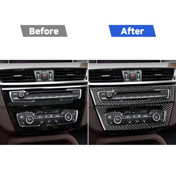 Adesivo per pannello radio e climatizzatore per BMW X1 F48/X2 F39, 2 pezzi/set