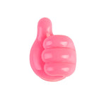 Organizzatore di cavi con gancio per pollice adesivo non perforante e antitraccia da 10 pezzi, Blue, Yellow, White, Green, Pink, Orange