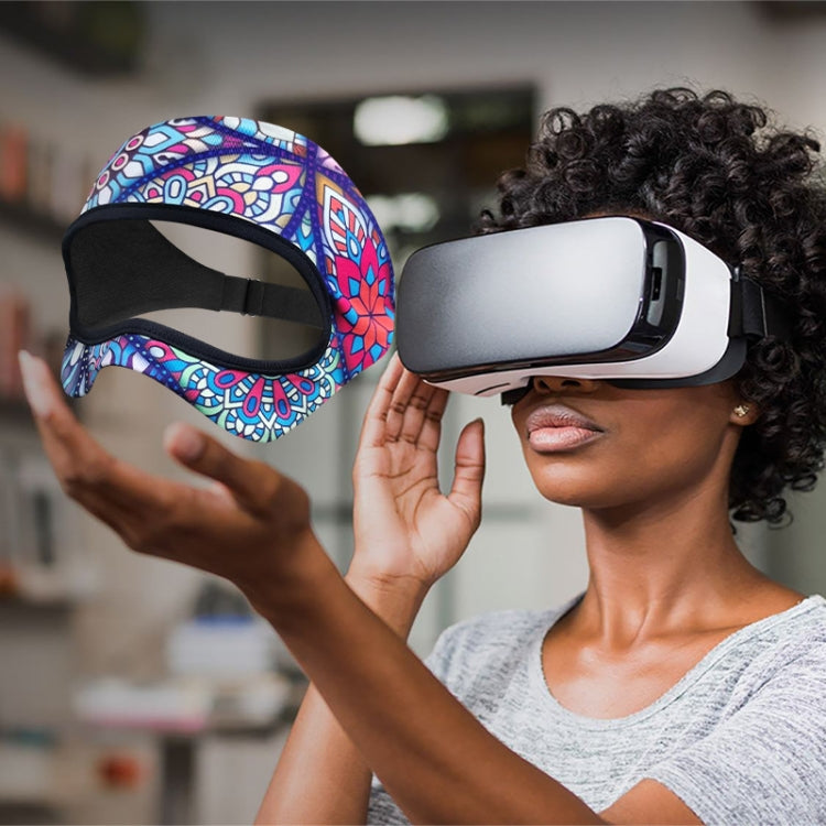 Maschera per occhi VR traspirante e regolabile in spandex