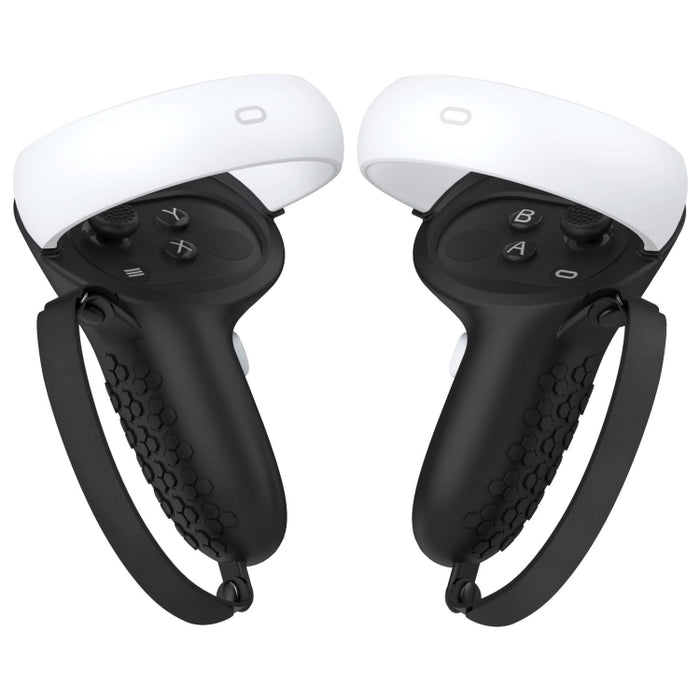 Custodia protettiva in silicone mezzo pacchetto anti-collisione per controller VR per Oculus Quest 2