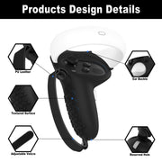 Custodia protettiva in silicone mezzo pacchetto anti-collisione per controller VR per Oculus Quest 2