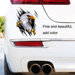 5PCS Tear Eagle 3D Car Sticker Scratch Covering Body Pull Flower Sticker, Stile:, Right (18x 24cm), Left (18x 24cm), Right (28.5x38cm), Left (28.5x38cm)