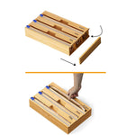 Dispenser per fogli di alluminio Scatola portaoggetti in legno per cassetto della cucina, stile:, Two Slots, Three Slots