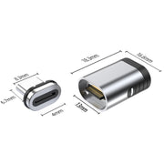TZ28 PD 100W 24Pin Carica rapida Trasmissione dati e video Adattatore magnetico Type-C / USB-C