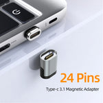 Adattatore magnetico Type-C USB-C 100W 24Pin