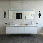2 pezzi 20 cm 3D fai da te uomo e donna adesivo toilette WC porta segno decalcomanie segni WC, 20cm (Silver), 20cm (Black), 20cm (Rose Gold), 20cm (Antique Copper)