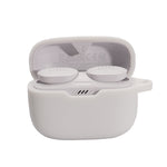 Custodia in silicone per cuffie Bluetooth wireless JBL T230NC TWS, White, Mint Green, Pink, Black, Red, Yellow, Matcha Green, Ink Green, Sky Blue, Afternoon Blue