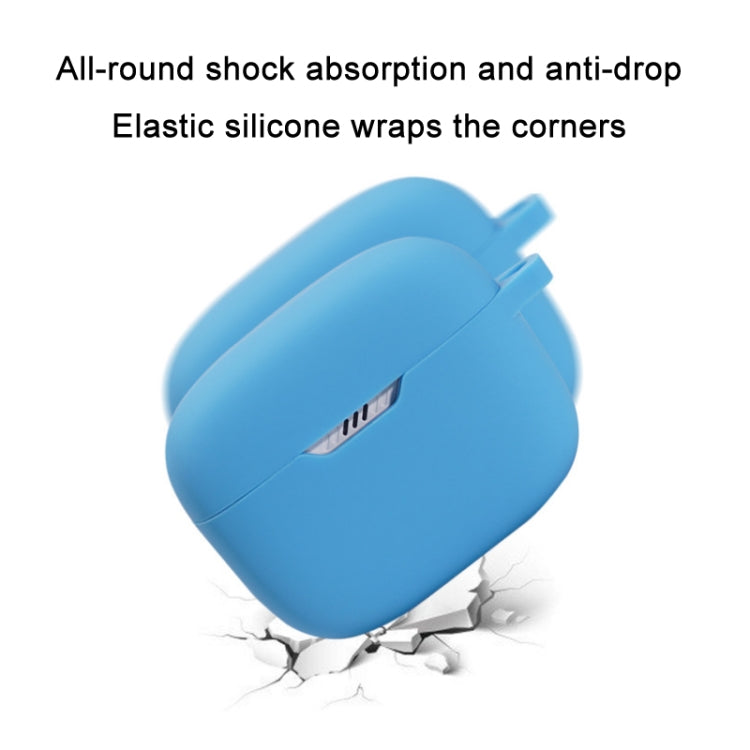 Custodia in silicone per cuffie Bluetooth wireless JBL T230NC TWS, White, Mint Green, Pink, Black, Red, Yellow, Matcha Green, Ink Green, Sky Blue, Afternoon Blue