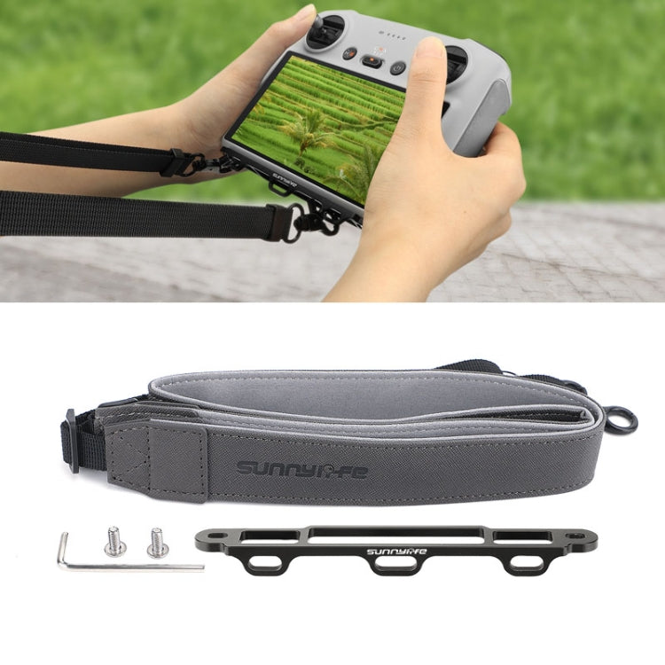 Sunnylife MM3-GS389 per Mini 3 Pro DJI RC con cordino in pelle per telecomando a schermo, MM3-GS389
