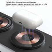 Caricabatterie wireless T01 15W 3 in 1