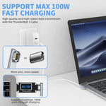 Adattatore magnetico USB-C 100W 24Pin per MacBook