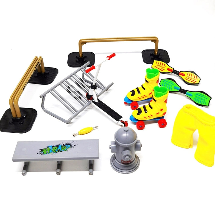 Set Mini Finger Bike e Skateboard con Accessori