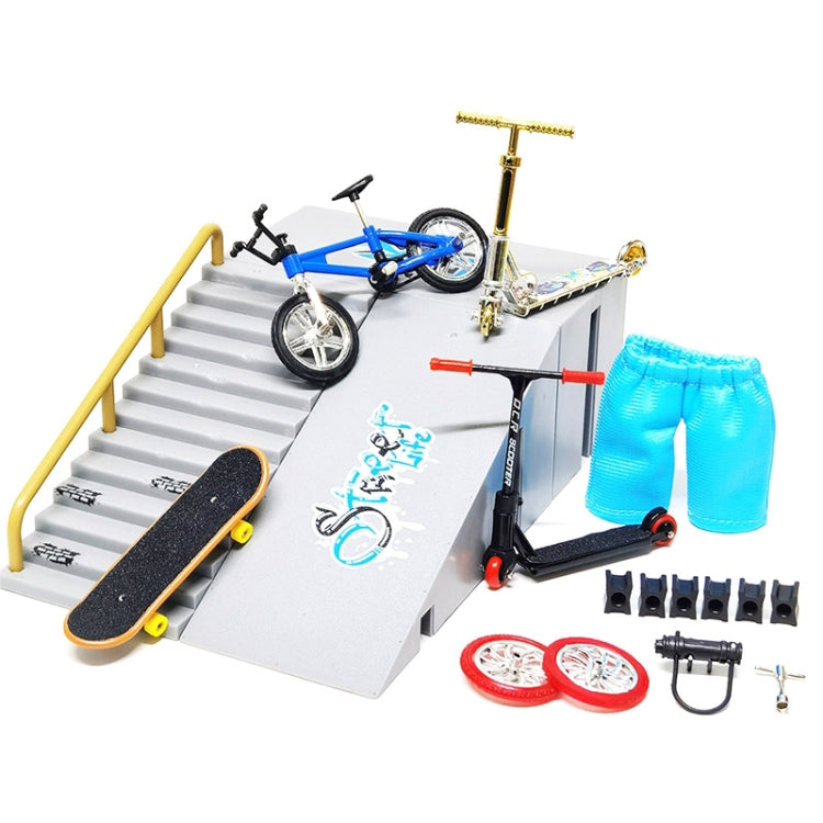 Set Mini Finger Bike e Skateboard con Accessori