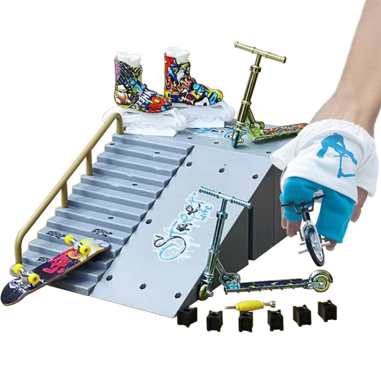 Set Mini Finger Bike e Skateboard con Accessori