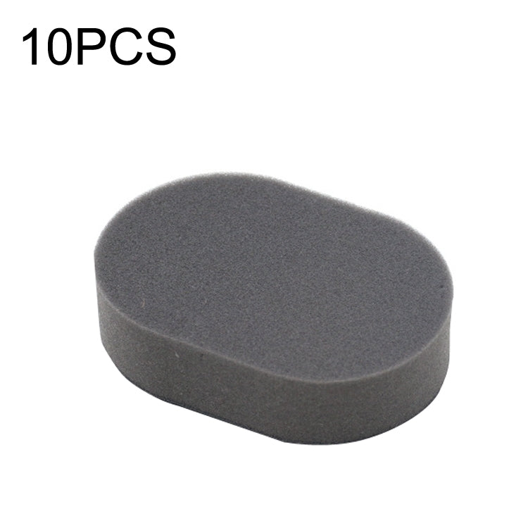 Spugna per pennello per ceratura per pneumatici con pennello per verniciare pneumatici per auto a manico lungo, 10PCS Sponge, Handle + Sponge
