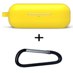 Cover in silicone per auricolari Bluetooth da 2 pezzi per Huawei FreeBuds Enjoy Edition, Pink, Noon Blue, Gray, Yellow, Black, Red, Green, White