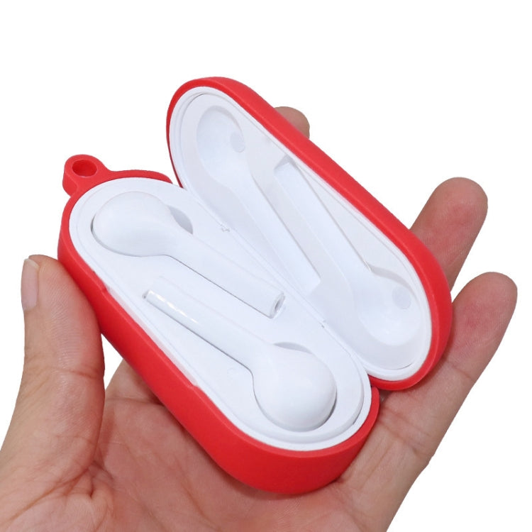 Cover in silicone per auricolari Bluetooth da 2 pezzi per Huawei FreeBuds Enjoy Edition, Pink, Noon Blue, Gray, Yellow, Black, Red, Green, White