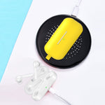 Cover in silicone per auricolari Bluetooth da 2 pezzi per Huawei FreeBuds Enjoy Edition, Pink, Noon Blue, Gray, Yellow, Black, Red, Green, White