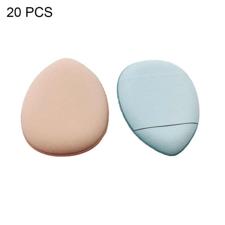 Mini soffio per le dita per il trucco bagnato e asciutto in pelle, 20 PCS Blue, 20 PCS White, 20 PCS Dark Skin-color, 20 PCS Pink Purple, 20 PCS Black, 2 Sets/20pcs Mixed-colors