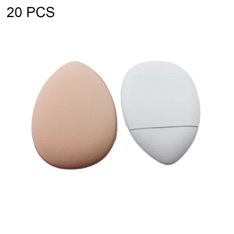 Mini soffio per le dita per il trucco bagnato e asciutto in pelle, 20 PCS Blue, 20 PCS White, 20 PCS Dark Skin-color, 20 PCS Pink Purple, 20 PCS Black, 2 Sets/20pcs Mixed-colors