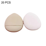 Mini soffio per le dita per il trucco bagnato e asciutto in pelle, 20 PCS Blue, 20 PCS White, 20 PCS Dark Skin-color, 20 PCS Pink Purple, 20 PCS Black, 2 Sets/20pcs Mixed-colors