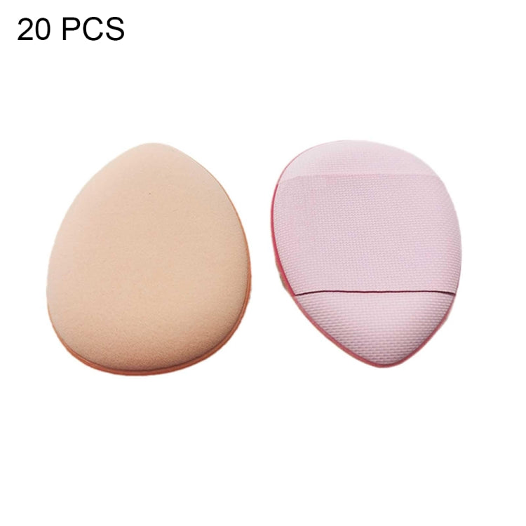 Mini soffio per le dita per il trucco bagnato e asciutto in pelle, 20 PCS Blue, 20 PCS White, 20 PCS Dark Skin-color, 20 PCS Pink Purple, 20 PCS Black, 2 Sets/20pcs Mixed-colors