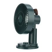 Telecomando intelligente Ricarica USB Testa oscillante Ventilatore da tavolo Ventilatore per passeggino, White, Black, Green