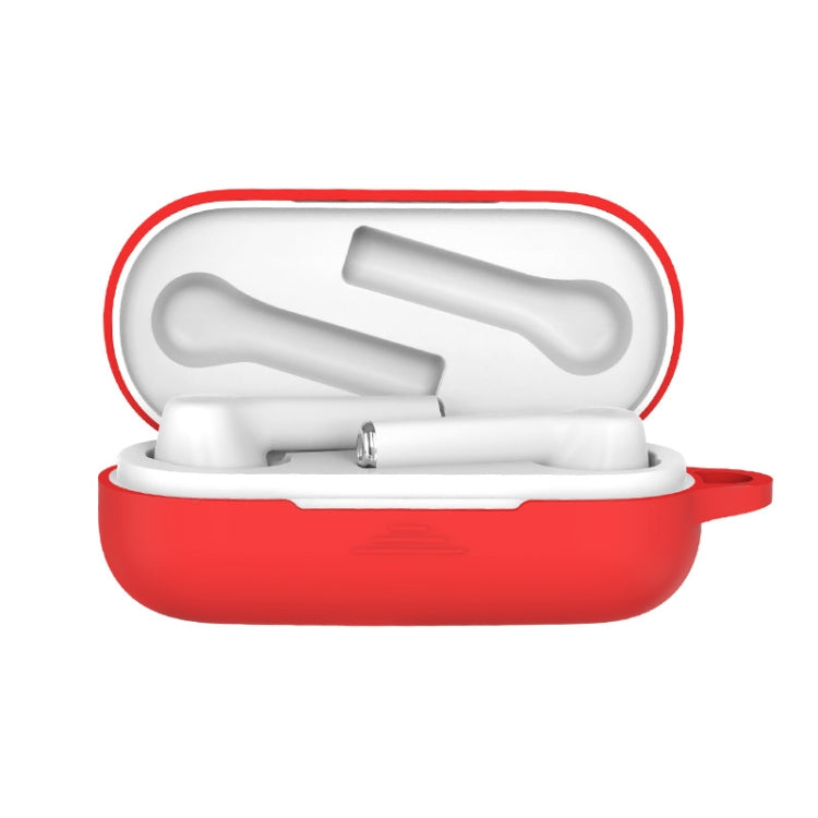 Custodia protettiva in silicone per auricolari Bluetooth per Huawei Honor FlyPods 3, Red, Yellow, Pink, Noon Blue, Black, White, Matcha Green, Mint Green, Grass Green, Gray Blue