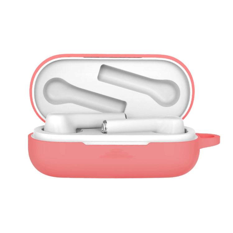 Custodia protettiva in silicone per auricolari Bluetooth per Huawei Honor FlyPods 3, Red, Yellow, Pink, Noon Blue, Black, White, Matcha Green, Mint Green, Grass Green, Gray Blue