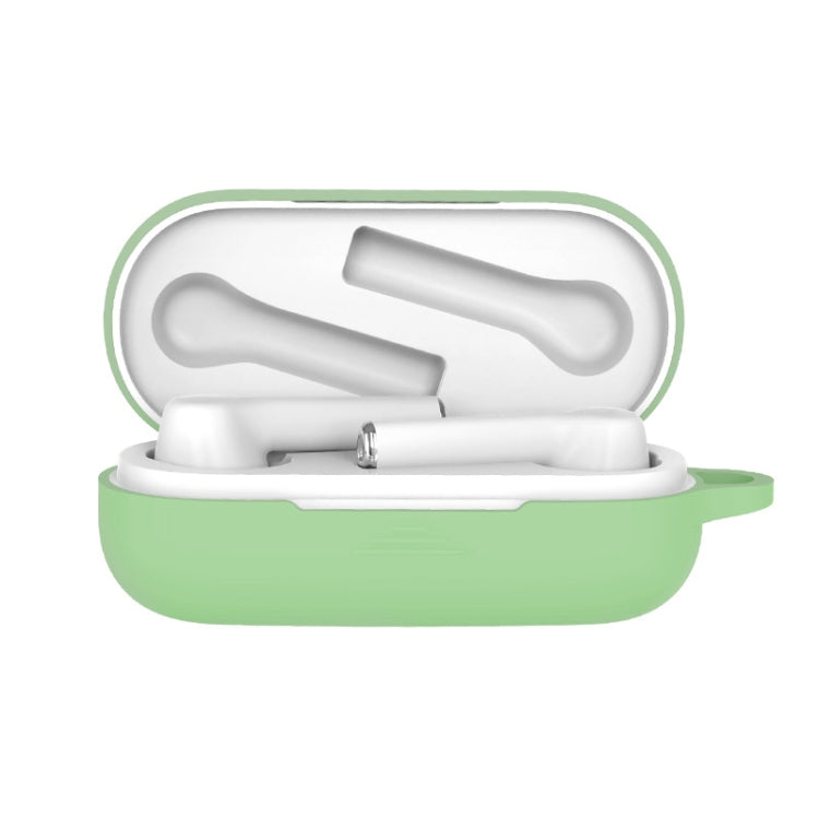 Custodia protettiva in silicone per auricolari Bluetooth per Huawei Honor FlyPods 3, Red, Yellow, Pink, Noon Blue, Black, White, Matcha Green, Mint Green, Grass Green, Gray Blue