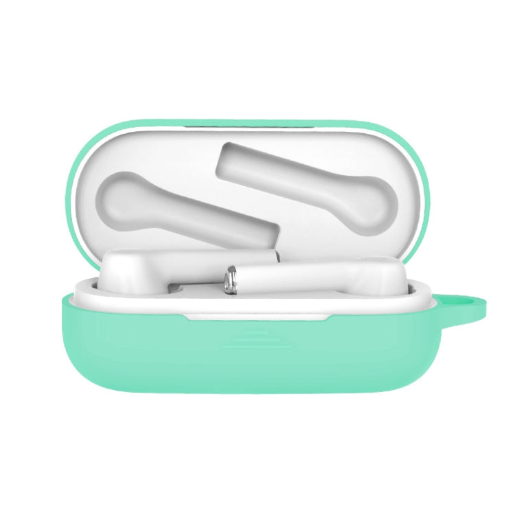 Custodia protettiva in silicone per auricolari Bluetooth per Huawei Honor FlyPods 3, Red, Yellow, Pink, Noon Blue, Black, White, Matcha Green, Mint Green, Grass Green, Gray Blue