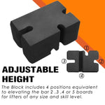 Bench Press Brick Fitness Forza Attrezzature sportive Bench Press Mat, Shaped Brick, Field Brick