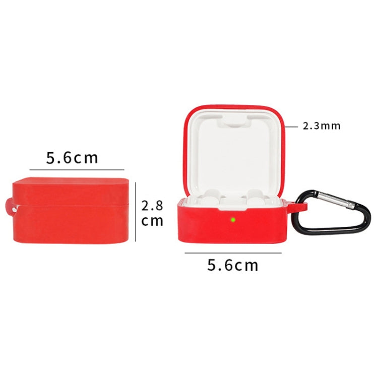 Custodia in silicone per auricolari Bluetooth per Xiaomi Air2 SE, White, Mint Green, Grass Green, Pink, Black, Red, Yellow, Gray, Wine Red, Blue, Matcha, Milk Tea Color, Light Purple, Sky Blue, Noon Blue