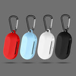 Cover in silicone per auricolari Bluetooth da 2 pezzi per Samsung Galaxy Buds, Black, White, Red, Light Blue