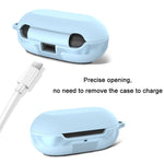 Cover in silicone per auricolari Bluetooth da 2 pezzi per Samsung Galaxy Buds, Black, White, Red, Light Blue