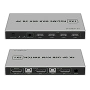 KYSW59 60HZ DP USB KVM Switch Dispositivo di condivisione computer 2 in 1, KYSW59, 8K