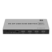 KYSW59 60HZ DP USB KVM Switch Dispositivo di condivisione computer 2 in 1, KYSW59, 8K
